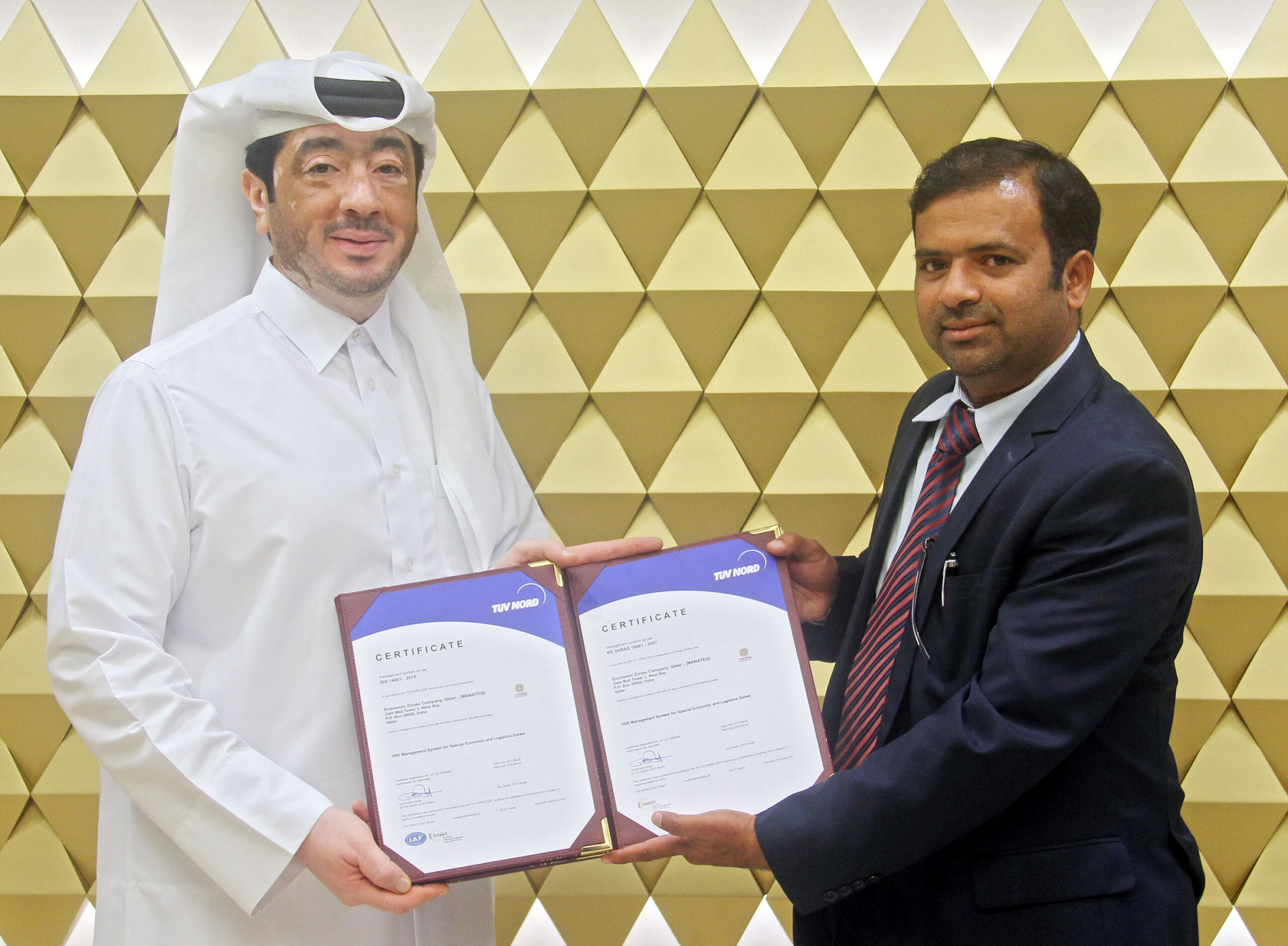 Manateq continues to exceed world-class quality standards with new ISO certification for HSE